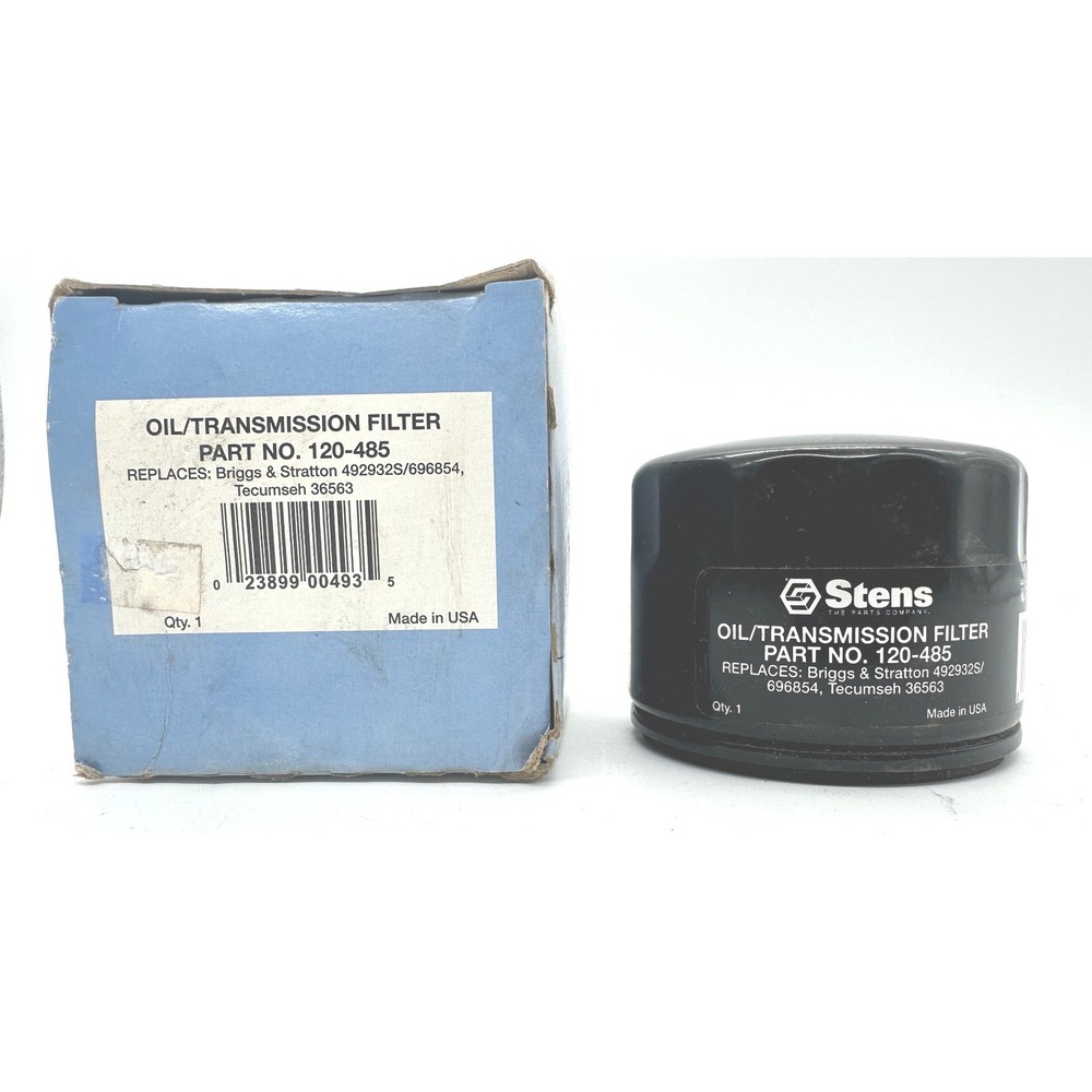 Stens 120-485 Oil Filter Briggs 492932S Kawasaki 49065-7007 Kohler John Deere